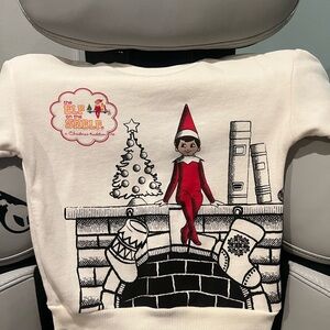 Elf on the Shelf White Sweatshirt